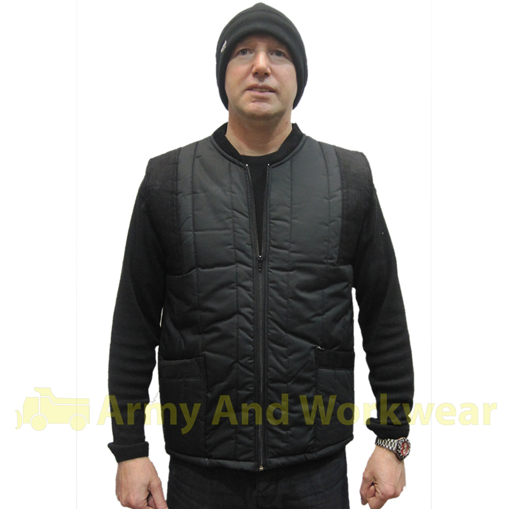 Quilted Mens Padded Bodywarmer Waistcoat Sleeveless Gilet Jacket Cord