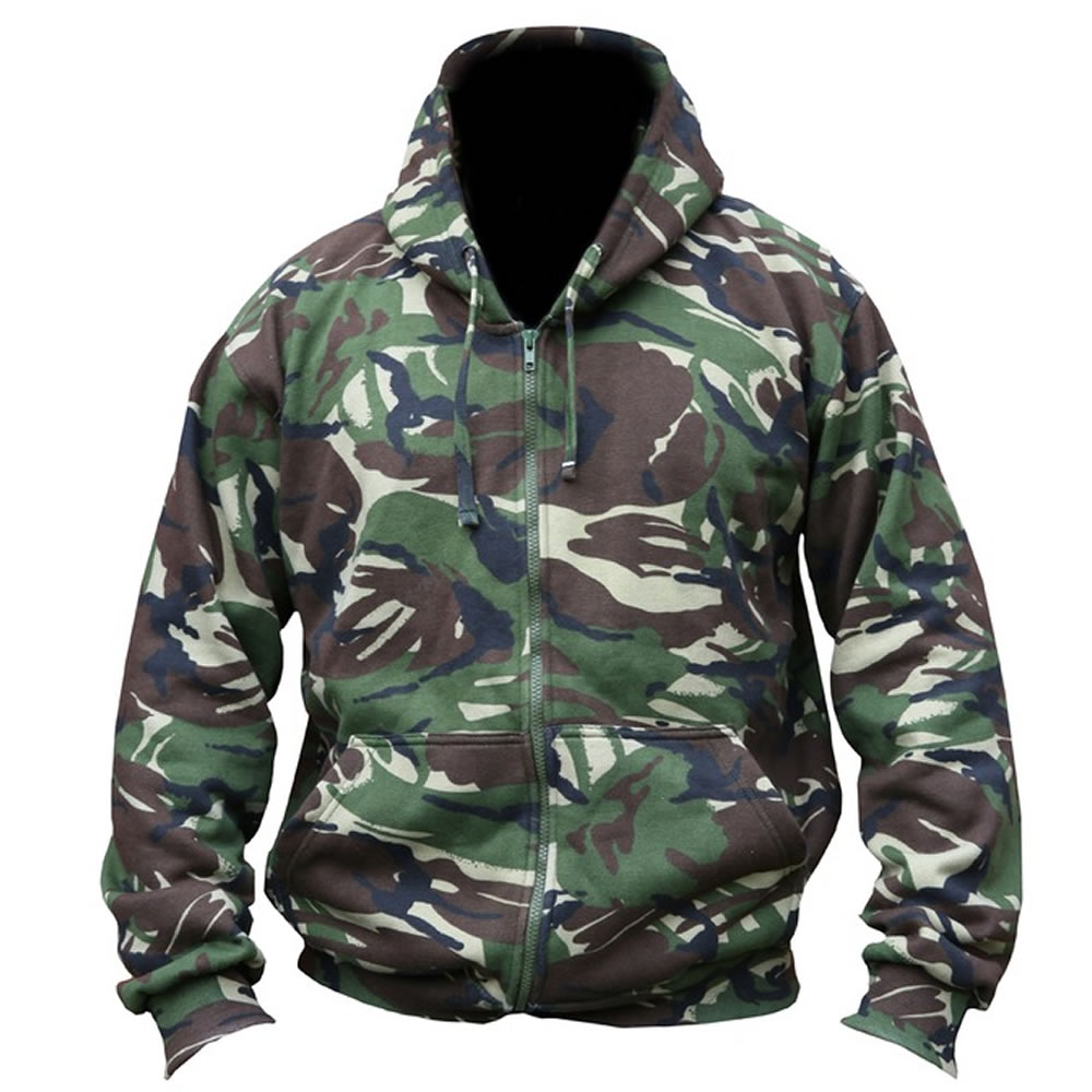 Mens Camo Hoody Sweatshirt Army Hoodie Jacket Multicam Ops Tactical