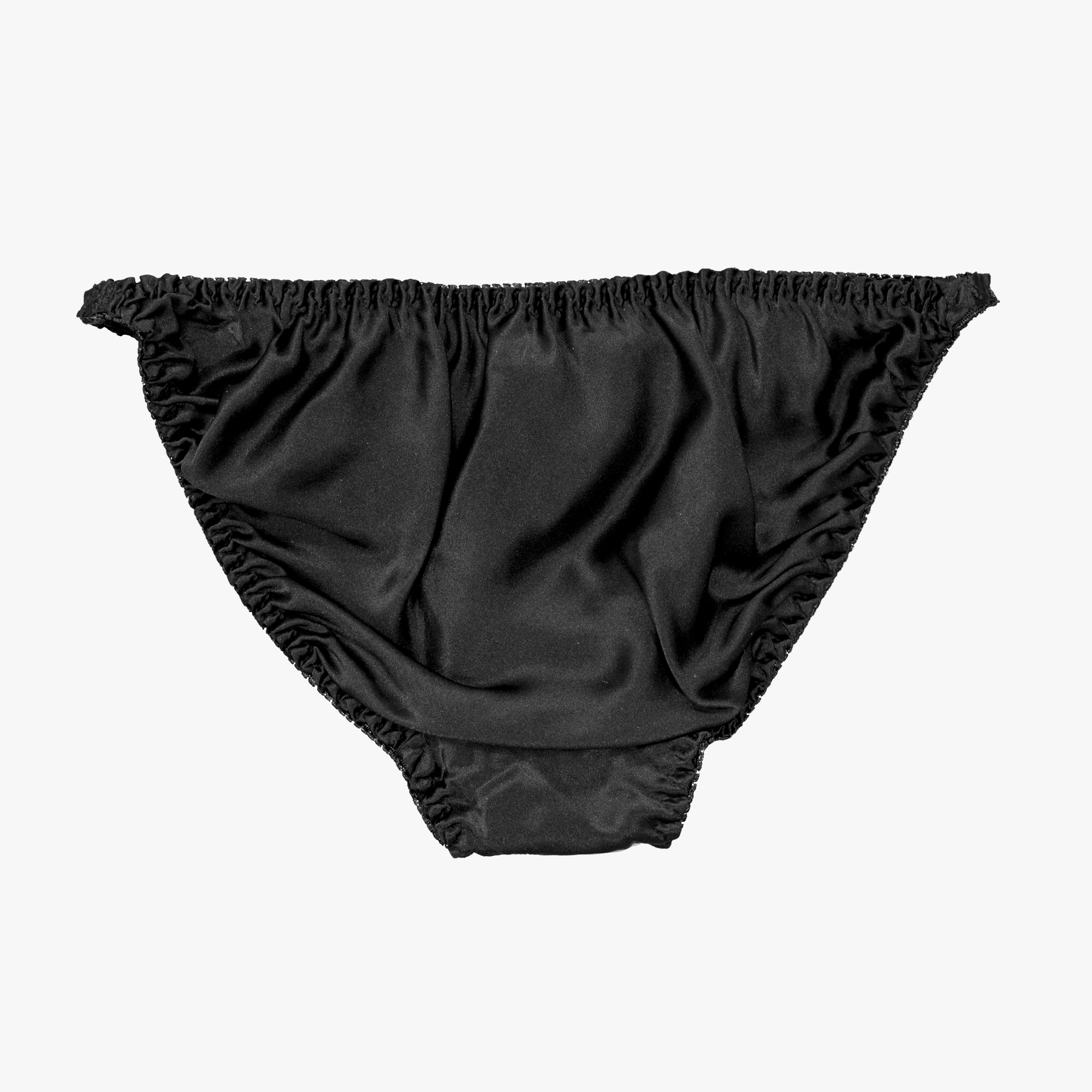 New Luxury Satin Silk Sissy Knickers Underwear Bikini Tanga Panties Size 8-14