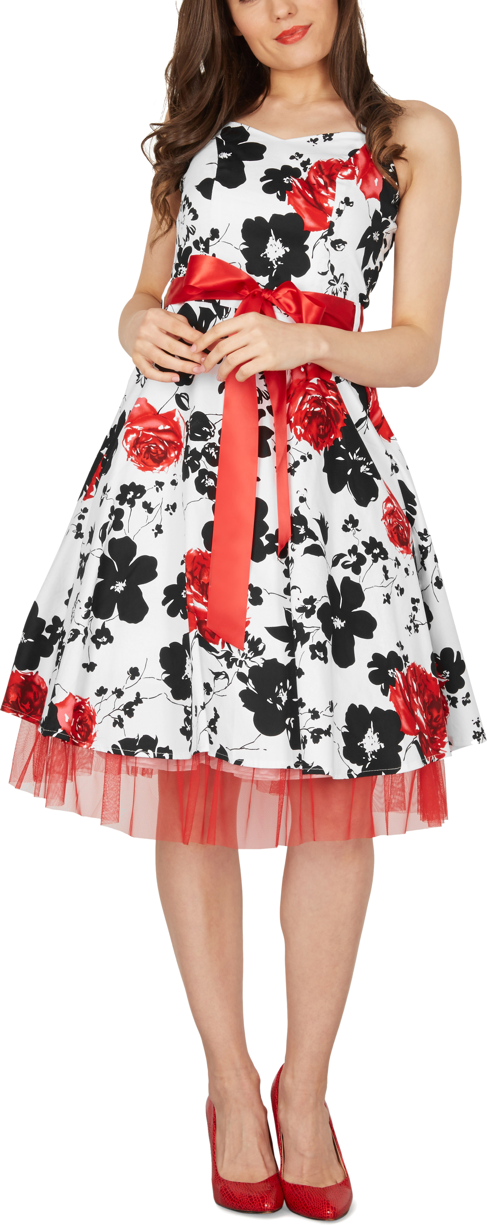 BlackButterfly /'Rhya/' Vintage Serenity 50/'s Rockabilly Bridesmaid Evening Dress