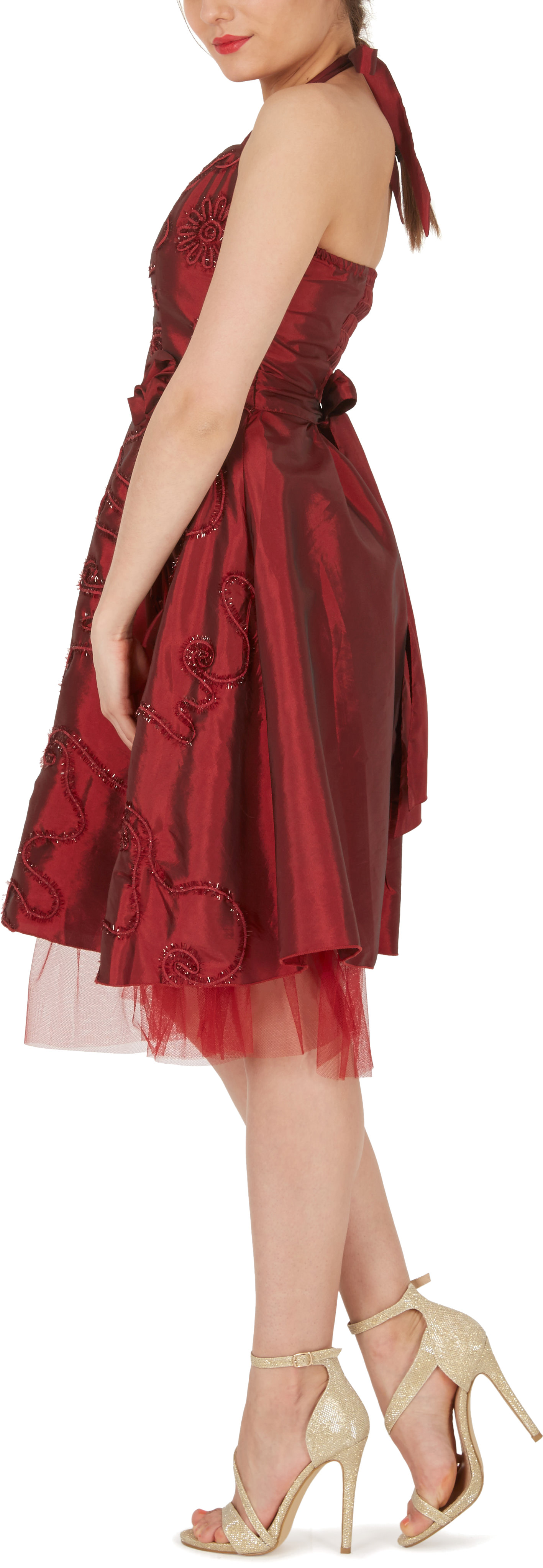/'Rita/' Floral Cherish Bridesmaid 50s 60s Rockabilly Vintage Swing Prom Dress
