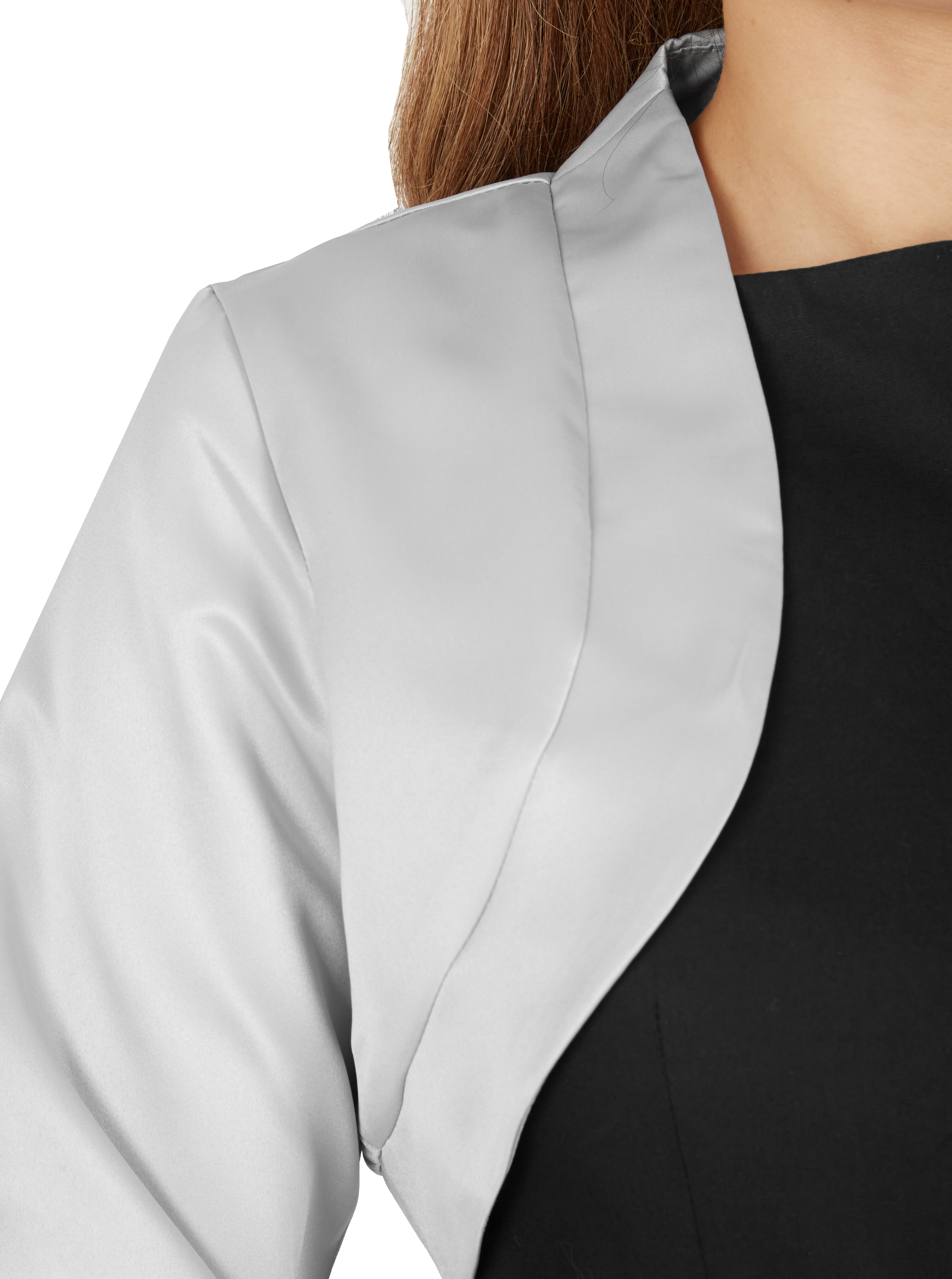 BlackButterfly Satin Half Sleeve Wedding Bridesmaid Prom Bolero Shrug