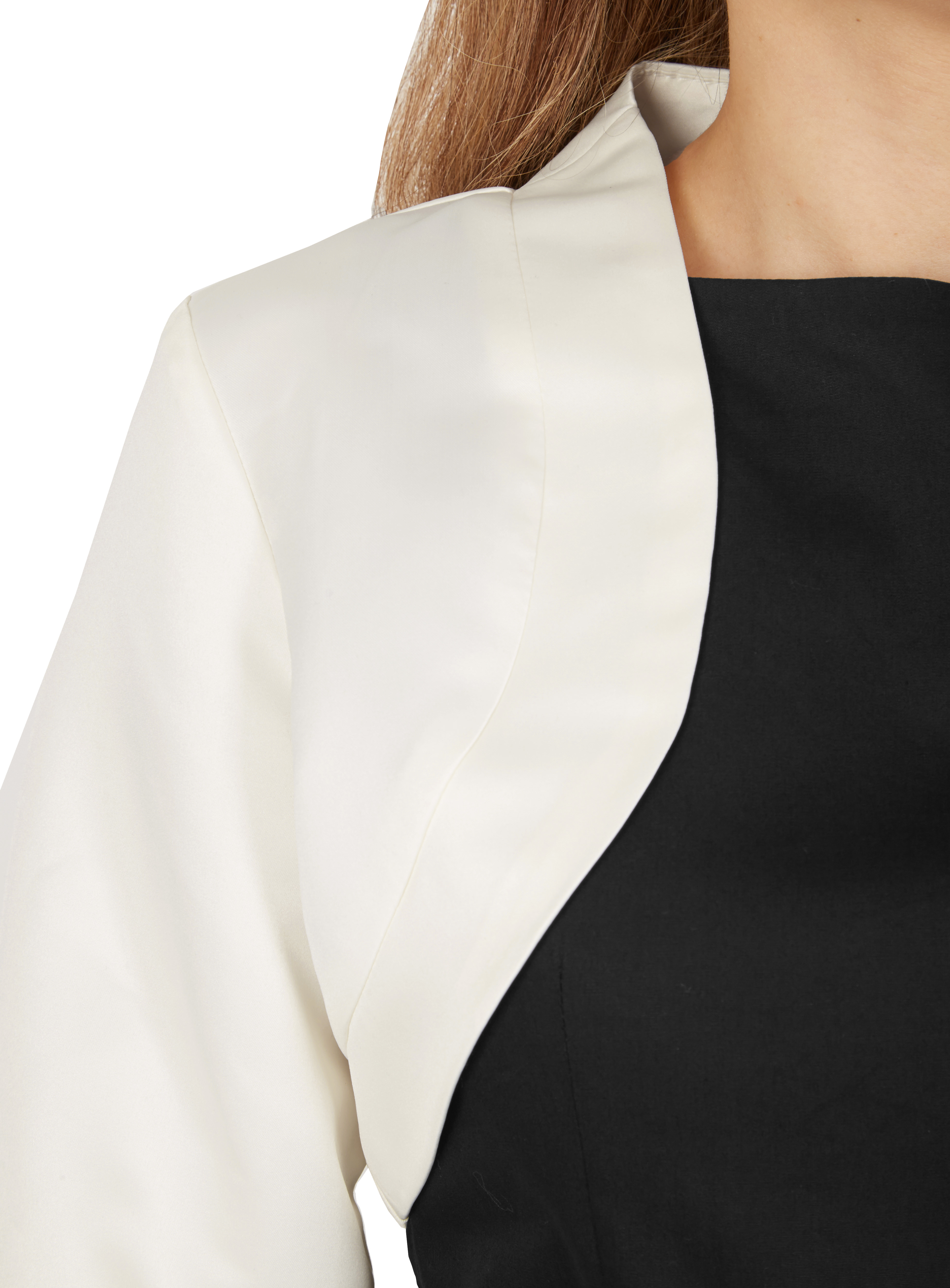 BlackButterfly Formeel Satijn Lang Mouw Bolero Shrug