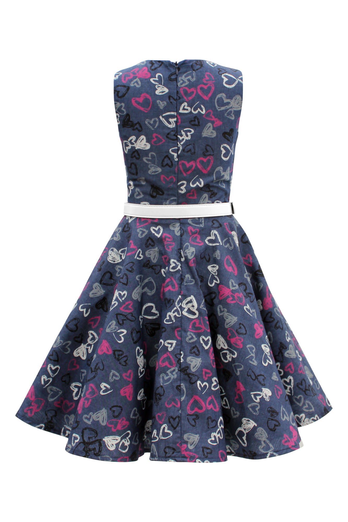 BlackButterfly Kinder "Audrey" Vintage Rockstar 50er Party Mädchen Ballkleid - Bild 7 von 7