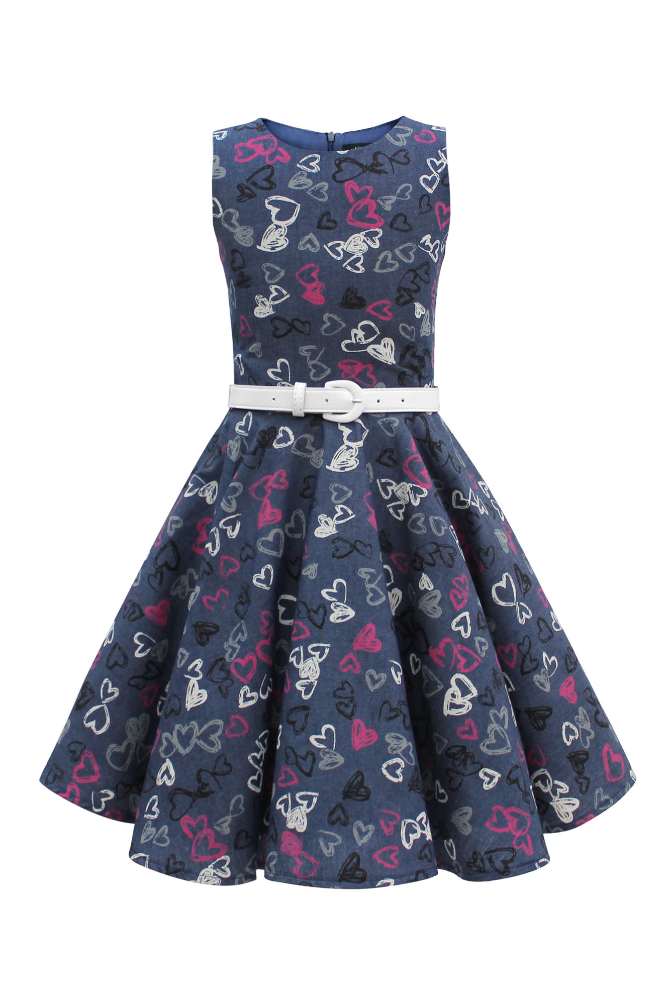 BlackButterfly Kinder "Audrey" Vintage Rockstar 50er Party Mädchen Ballkleid - Bild 6 von 7