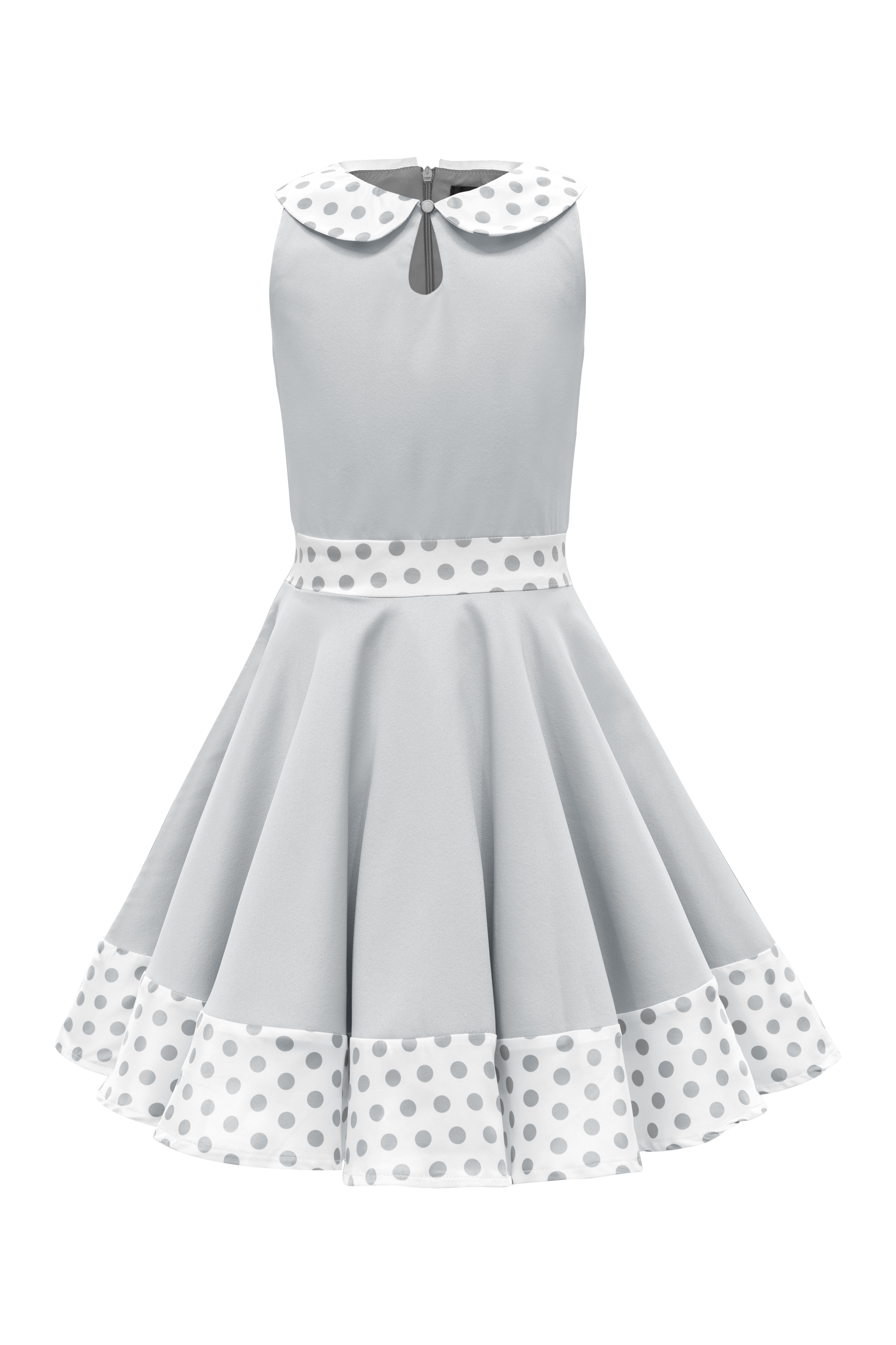 Beautiful Kids /'Zoey/' Vintage Polka Dot 50/'s Party Girls Prom Dress