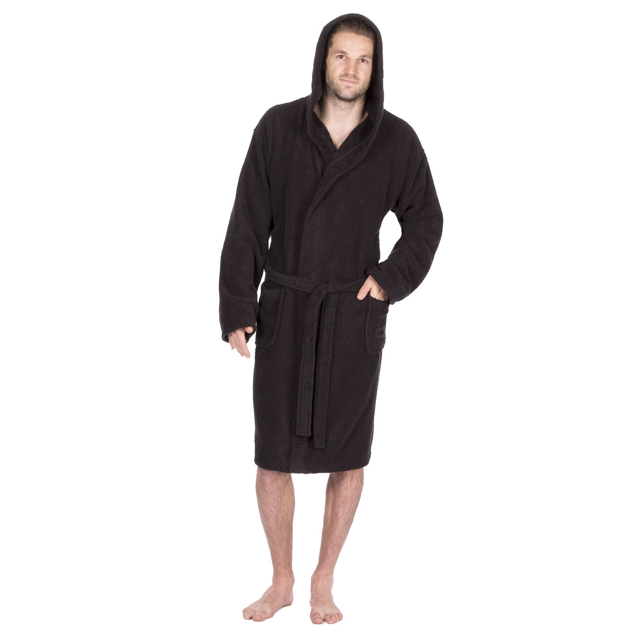 Mens Deluxe Luxury Cotton Soft Terry Cloth Bath Spa Robe Towelling Dressing Gown Ebay