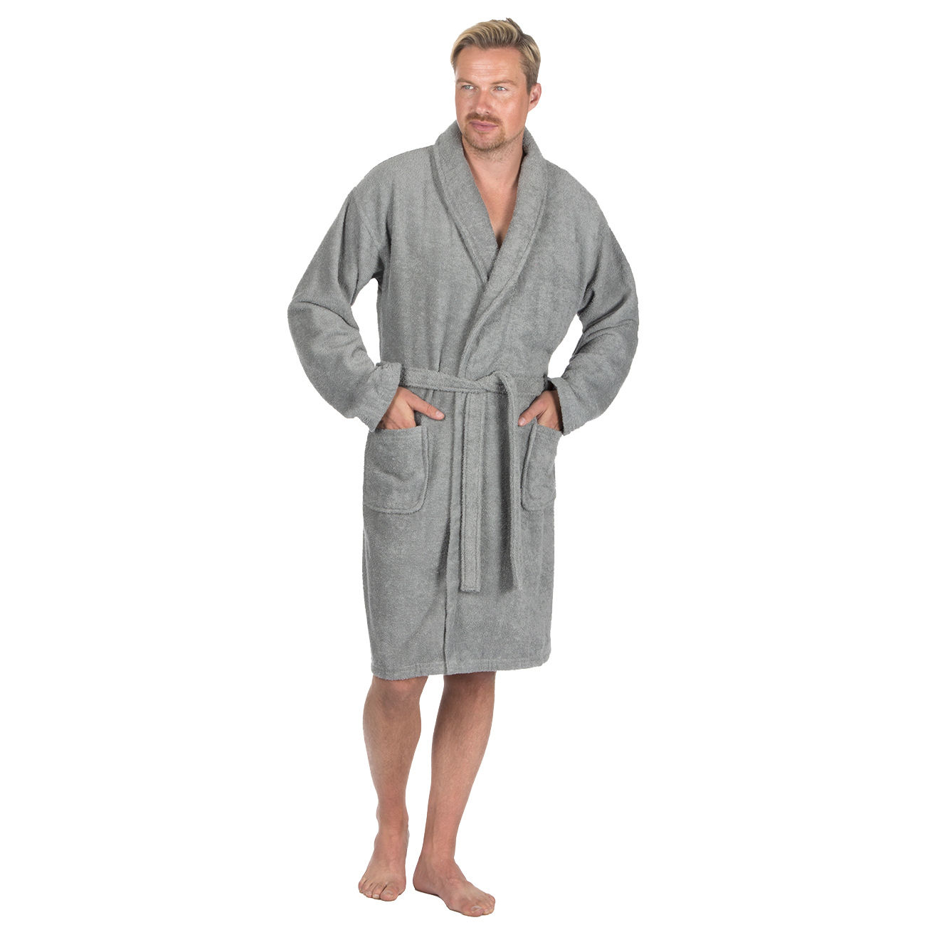 mens full length towelling dressing gown