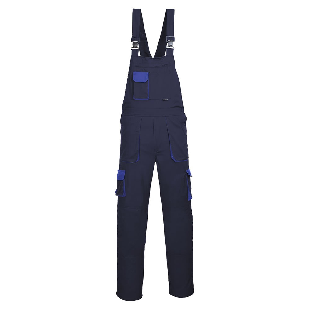 Portwest Bib & Brace Coverall Overall Knee Pad Pockets Men Work Texo Trouser 