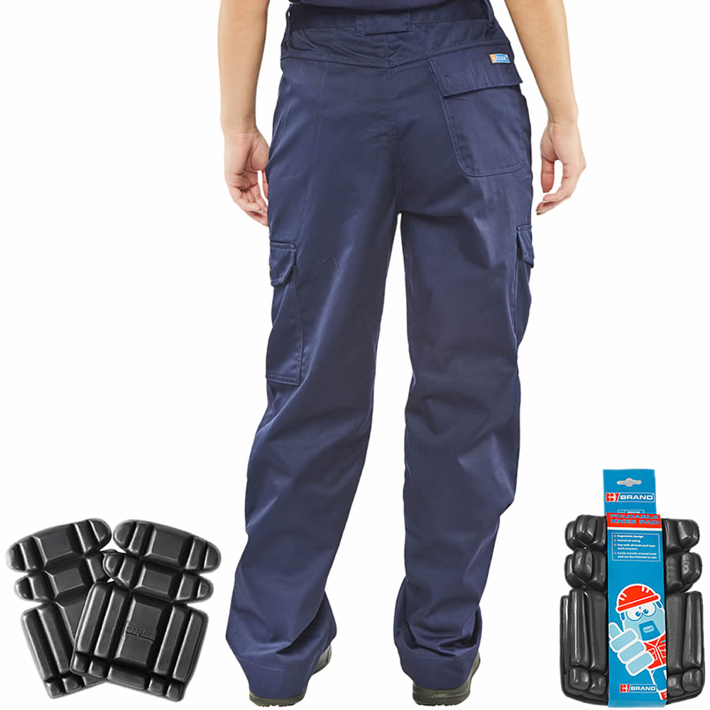 Click Ladies Womens Work Trousers Workwear Cargo Pants Pockets 