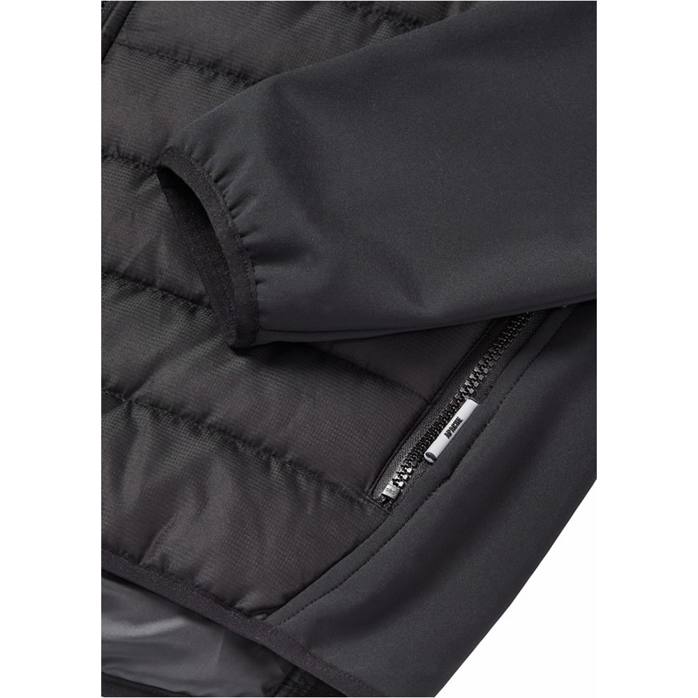 Apache Hybrid Jacket Mens Quilted Body, Soft-Shell Arms Black Work ...