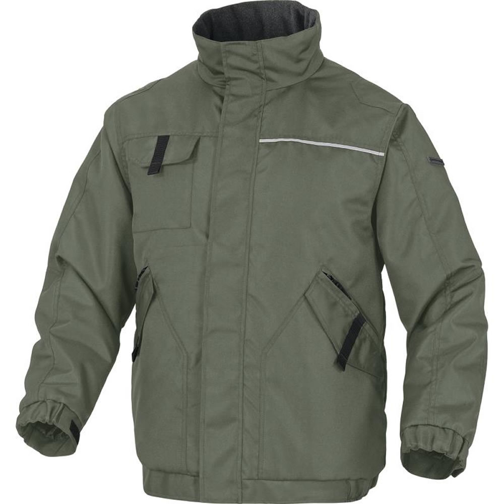 Pro Hard Wearing Padded Waterproof Parka Coat Fixed Hood Winter Warm Delta Plus 
