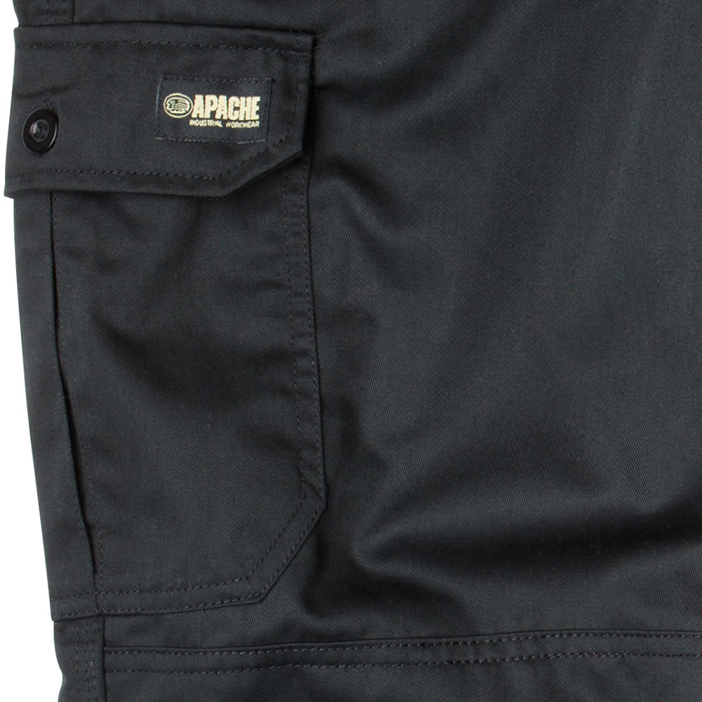 Apache Industry trousers Work Cargo Combat Knee pad pocket NAVY BLUE FREE HAT 