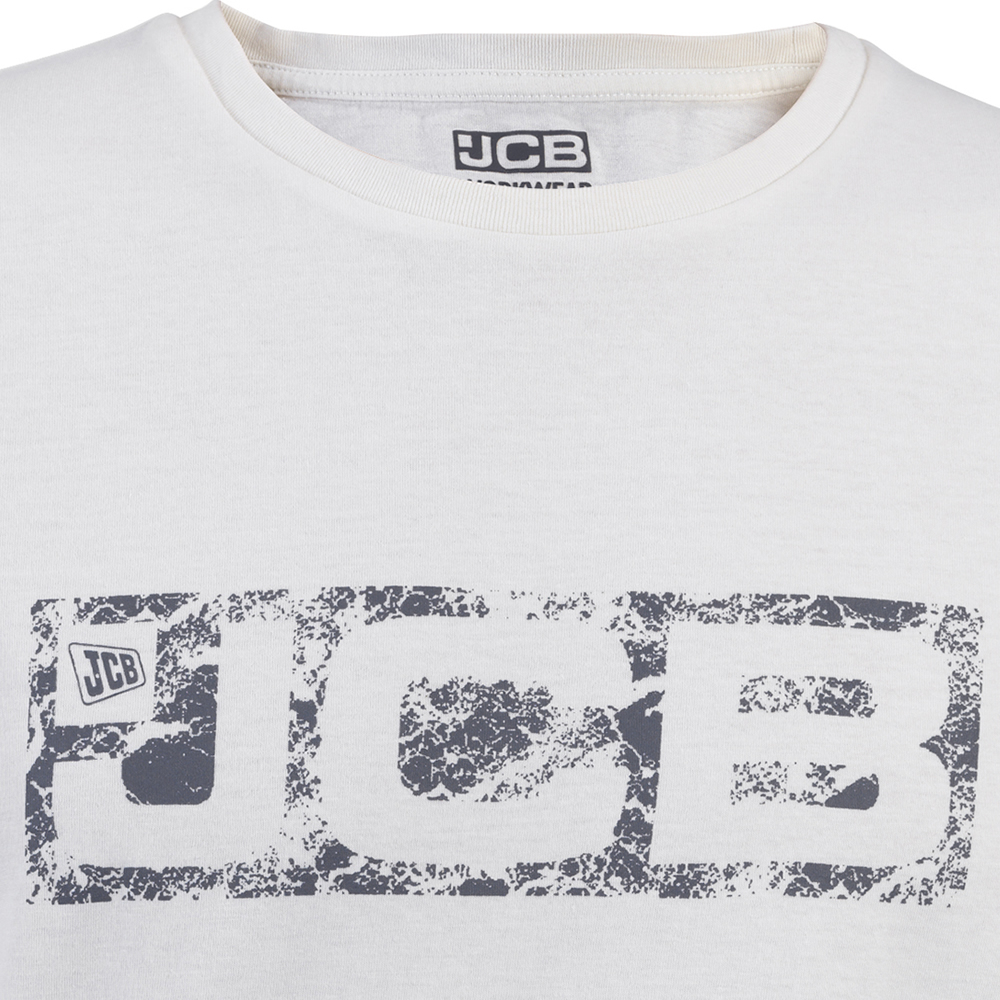 JCB Workwear Trade T Shirt Round Neck Short Sleeve Cotton Work Top Twin Pack