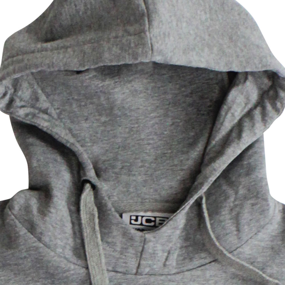JCB Clásico con capucha con capucha para hombre Pulóver liso trabajo Sudadera con capucha Gimnasio atlético Patinador - Imagen 6 de 6