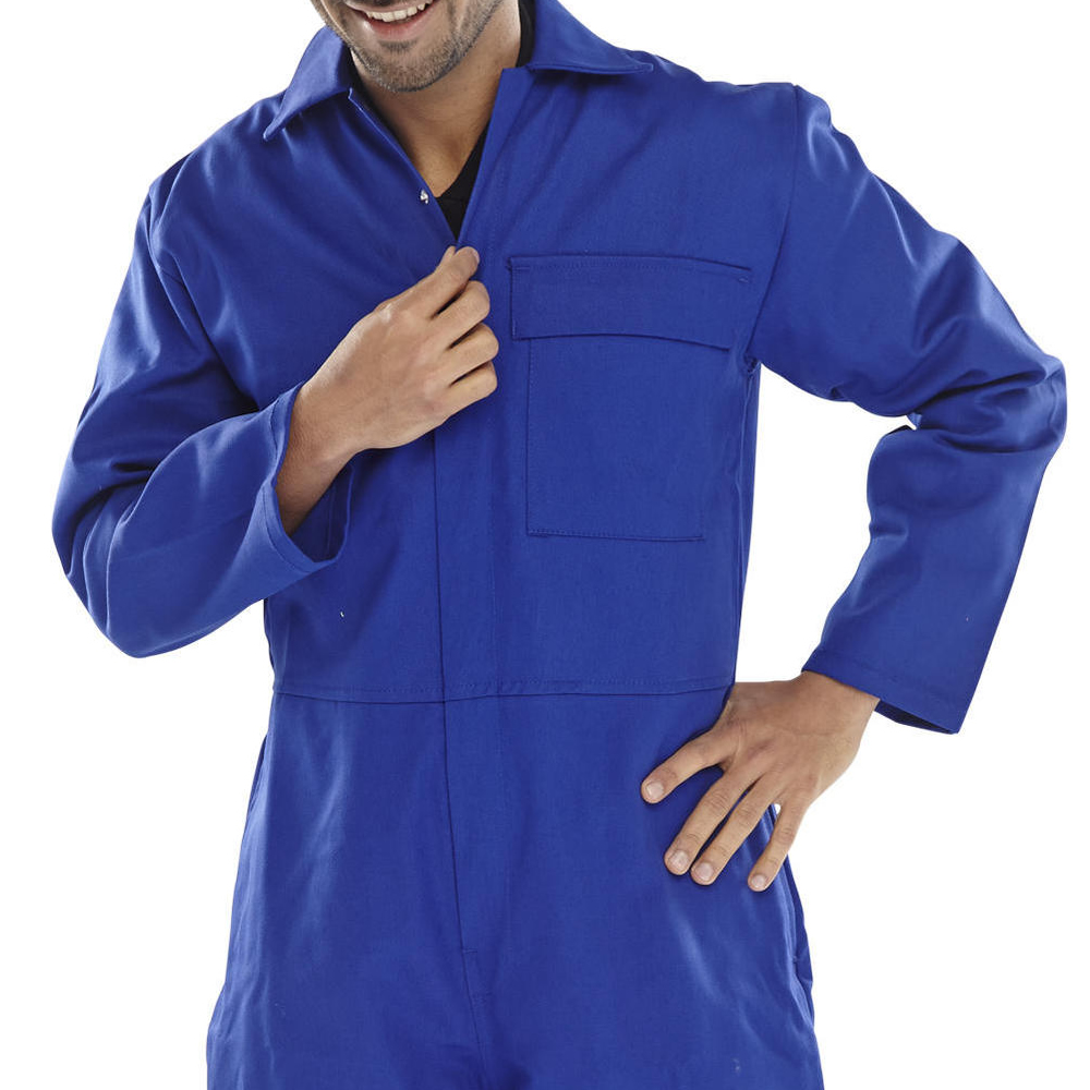 Beeswift Fire Flame Retardant Boilersuit Mens Coverall Overall Cotton Welder - Picture 3 of 10
