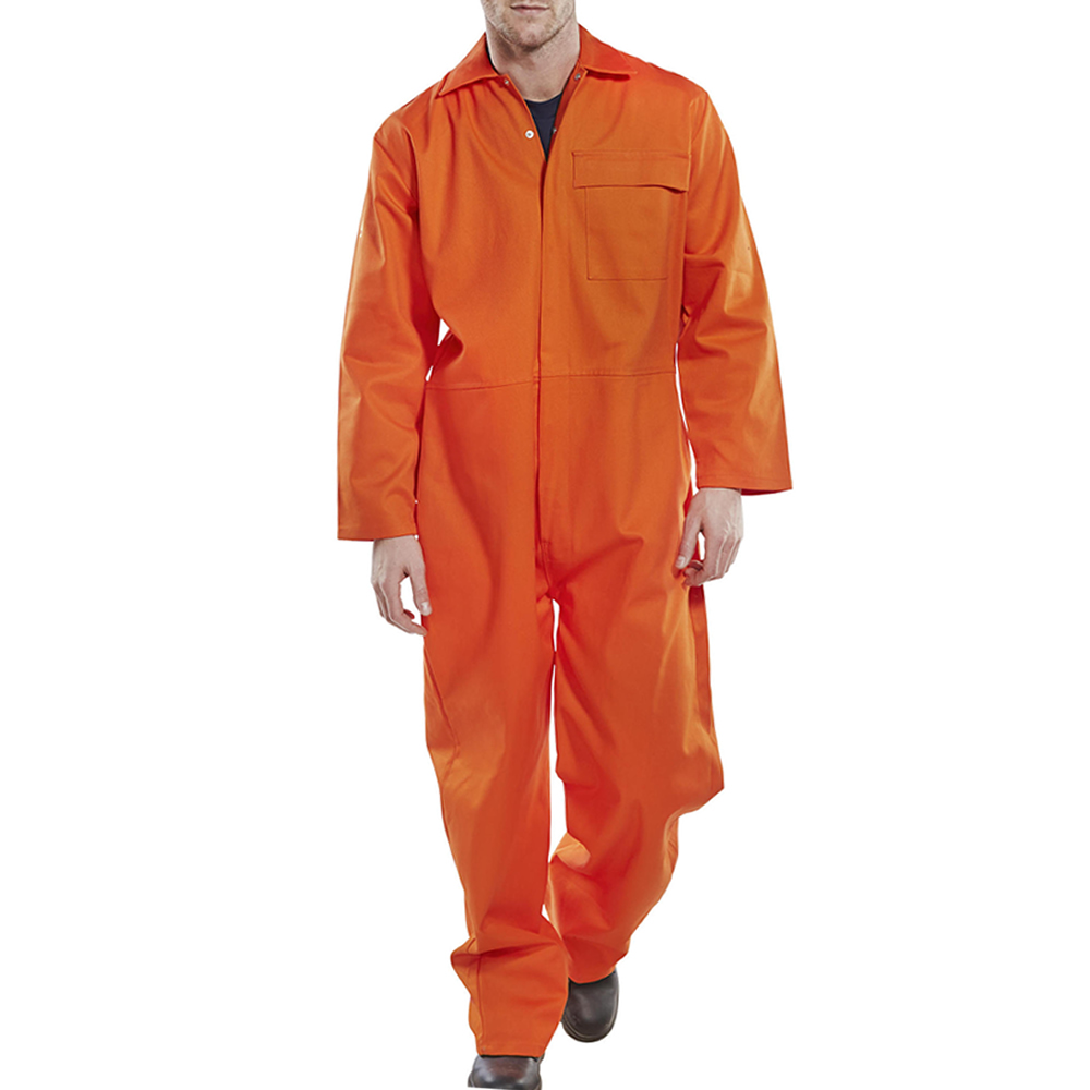 Beeswift Fire Flame Retardant Boilersuit Mens Coverall Overall Cotton Welder - Picture 9 of 10