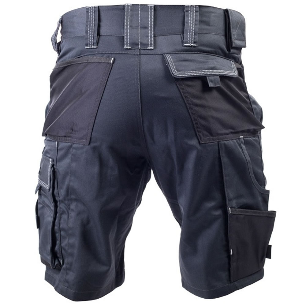 Apache Industrial ATS Mens Work Shorts Utility Cargo Tool Pockets Pants ...