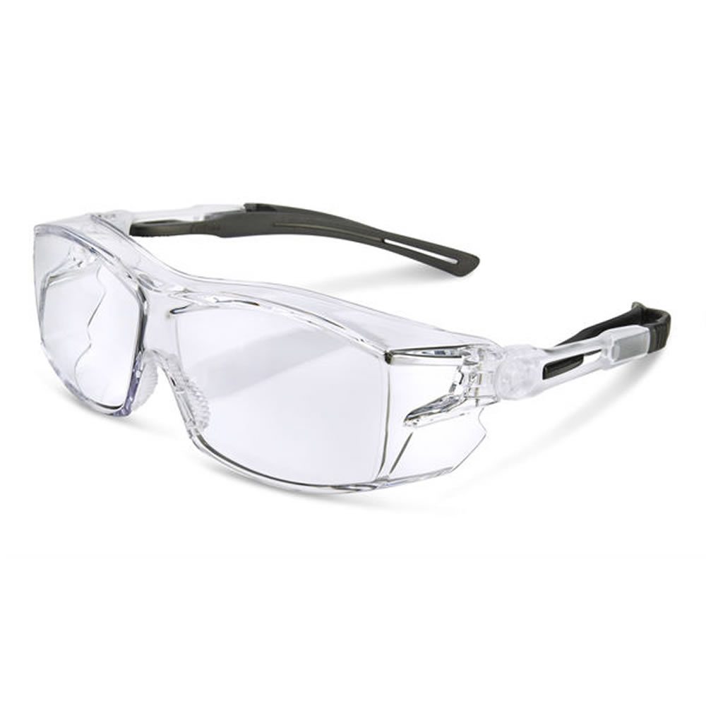 Beeswift H60 Clear Safety Cover Specs Spectacles Glasses Fits Over Prescription