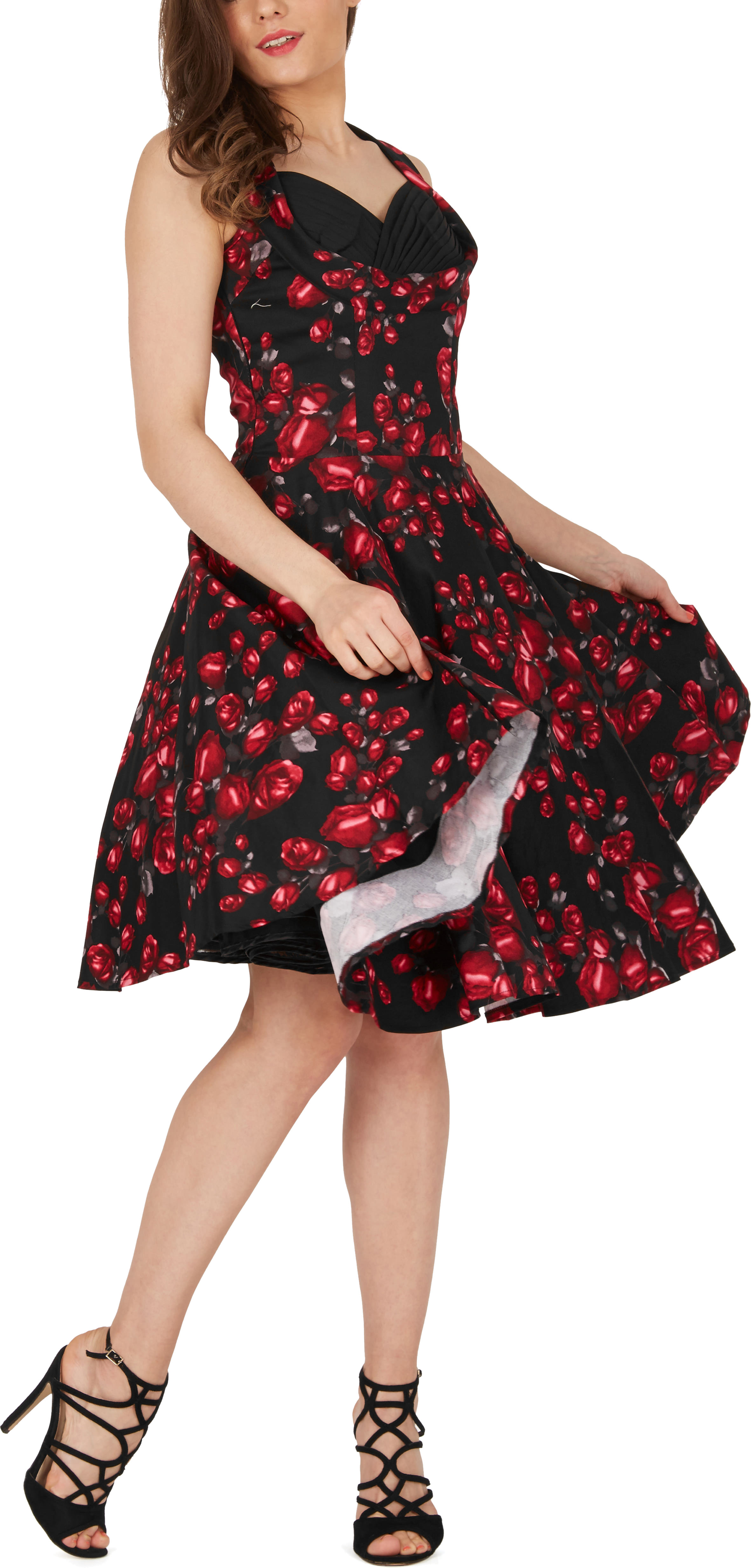 Beautiful 'Aura' Classic Harmony 1950's Vintage Rockabilly Swing Dress ...
