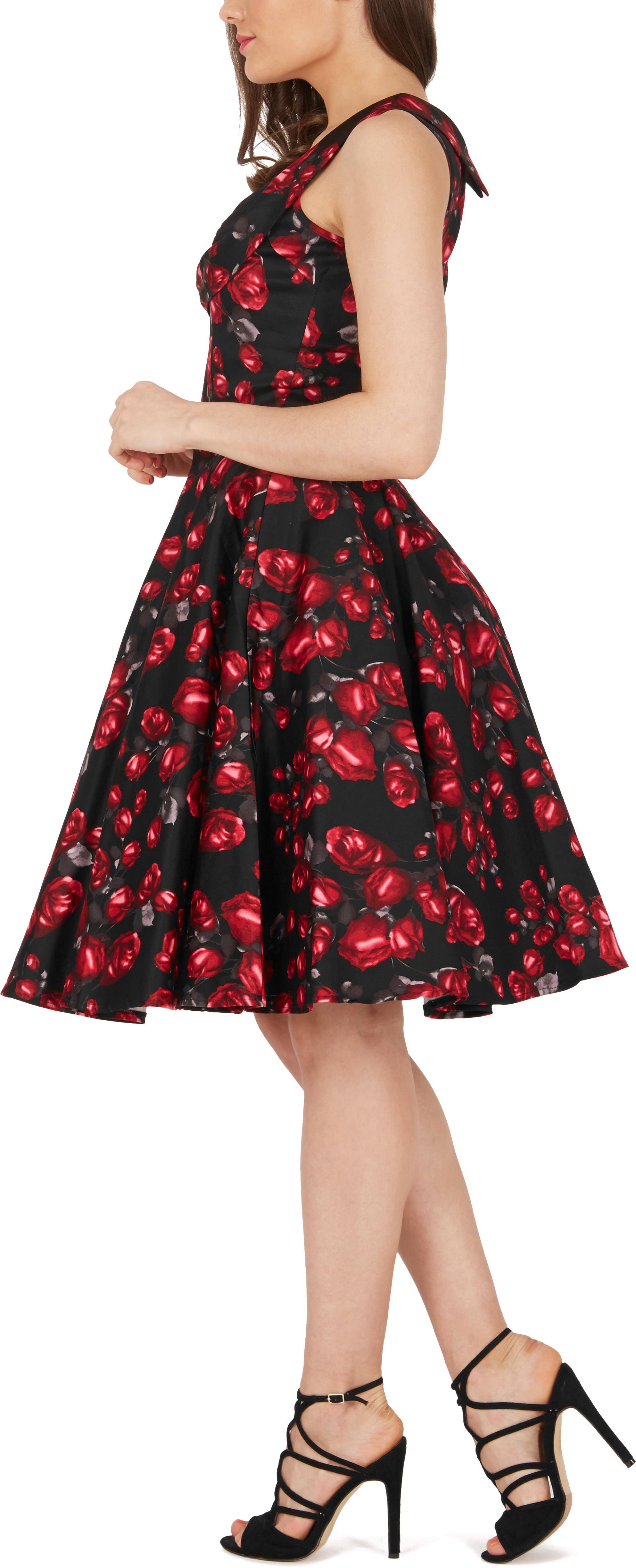 Beautiful 'Aura' Classic Harmony 1950's Vintage Rockabilly Swing Dress ...