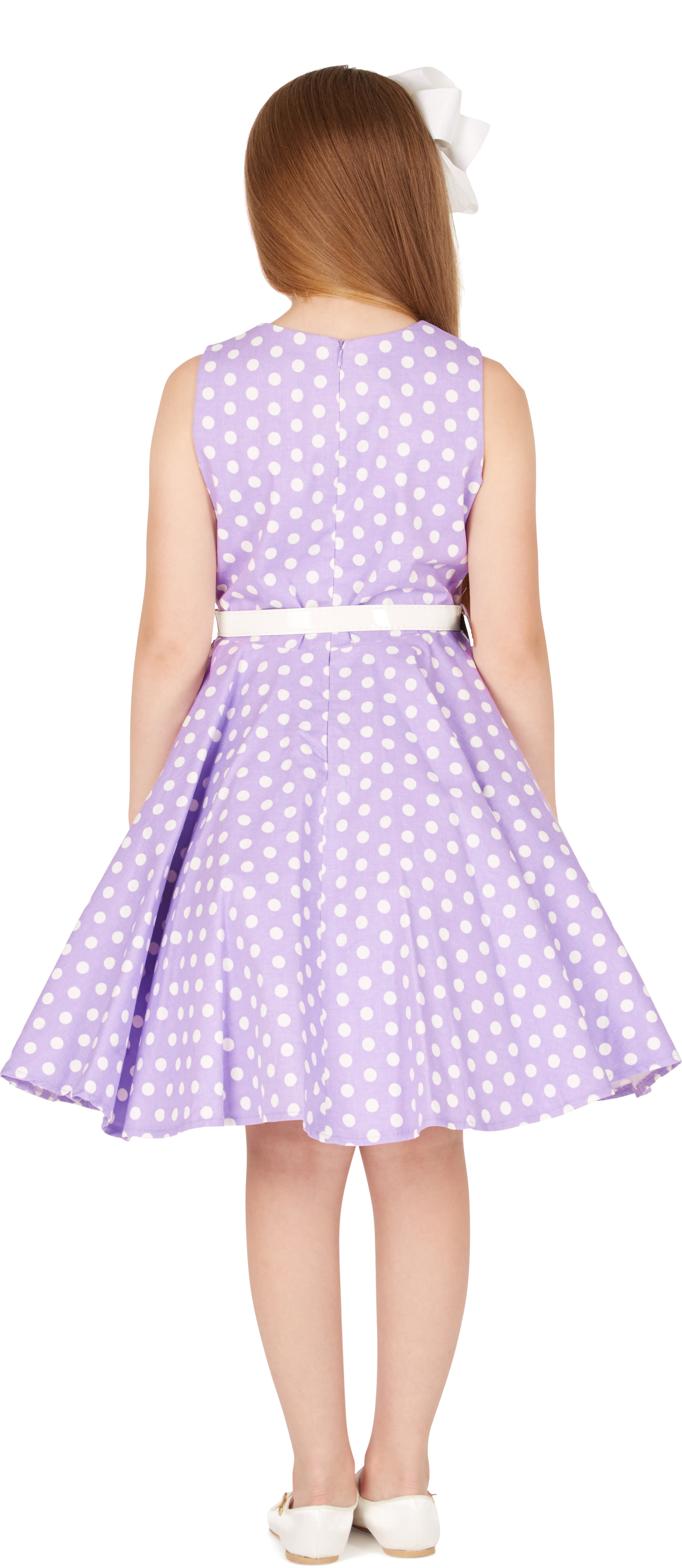 BlackButterfly Kinderen 'Audrey' Vintage Polka Stip Jaren `50 Meisjes Jurk (Roze - Stippel, 5-6 jaar BlackButterfly Kinderen 'Audrey' Vintage Polka Stip Jaren `50 Meisjes Jurk (Roze - Stippel, 5-6 jaar