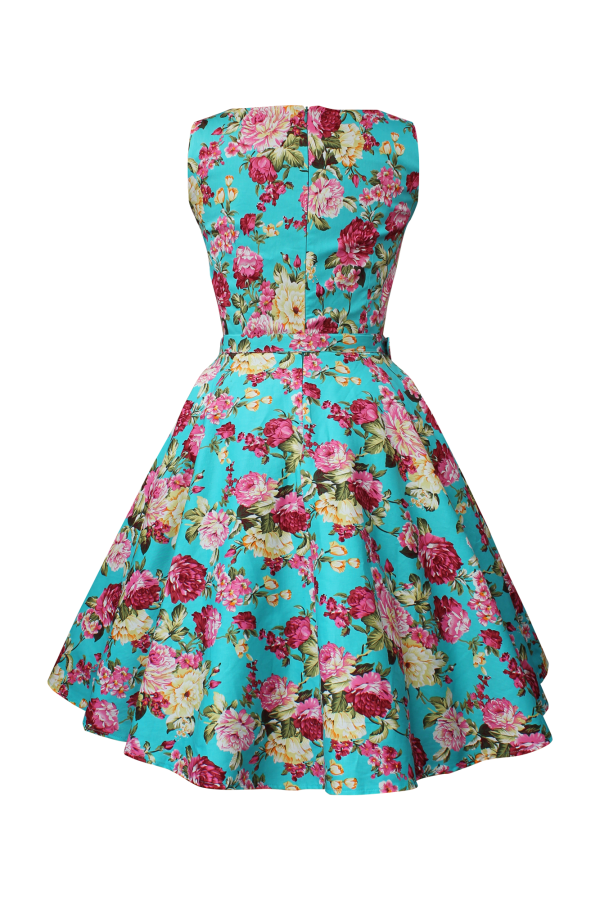 Factory Seconds Audrey Floral Full Circle Rockabilly Swing Prom Dress ...