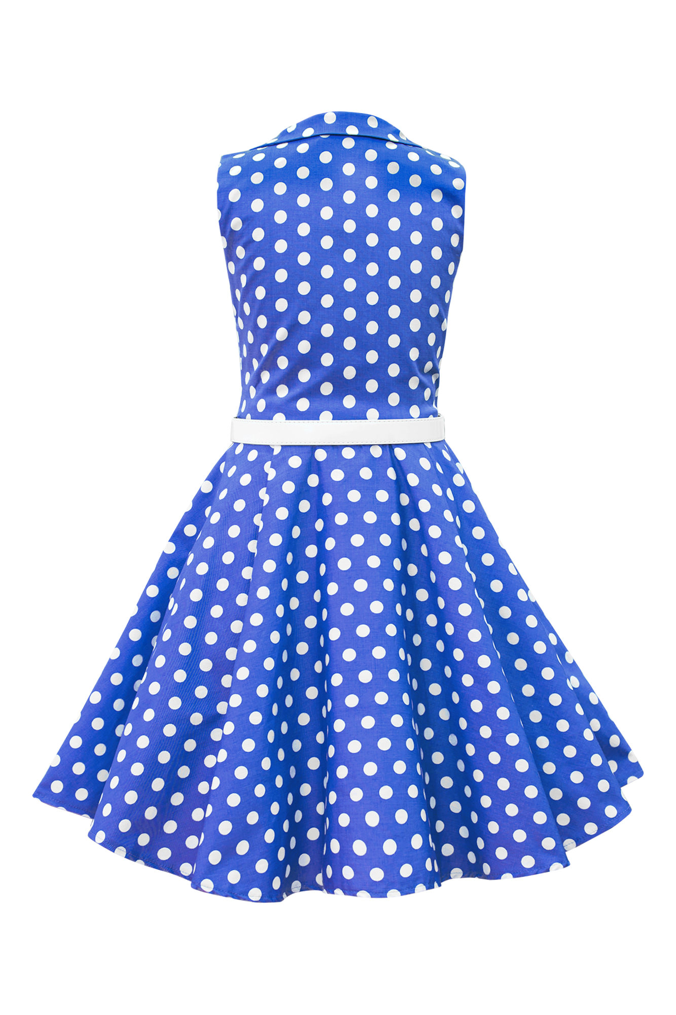 Vintage 'Sabrina' Polka Dot Party Dress For Girls - 50s Style Knee-Length Skirt Short Sleeve Prom Dresses For Girls Vintage 'Sabrina' Polka Dot Party Dress For Girls - 50s Style Knee-Length Skirt Short Sleeve Prom Dresses For Girls