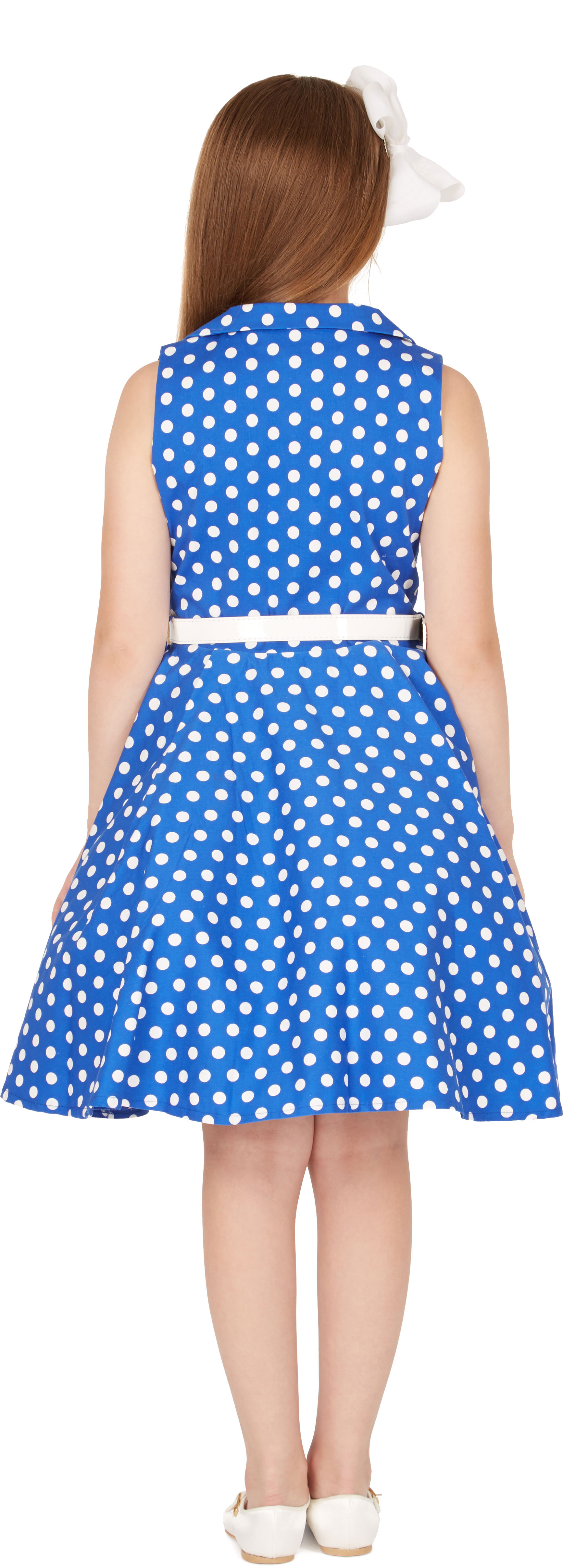 BlackButterfly Kinderen 'Holly' Vintage Polka Stip Jaren `50 Meisjes Jurk BlackButterfly Kinderen 'Holly' Vintage Polka Stip Jaren `50 Meisjes Jurk